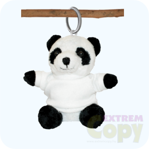 Plüssállatos kulcstartó - panda
